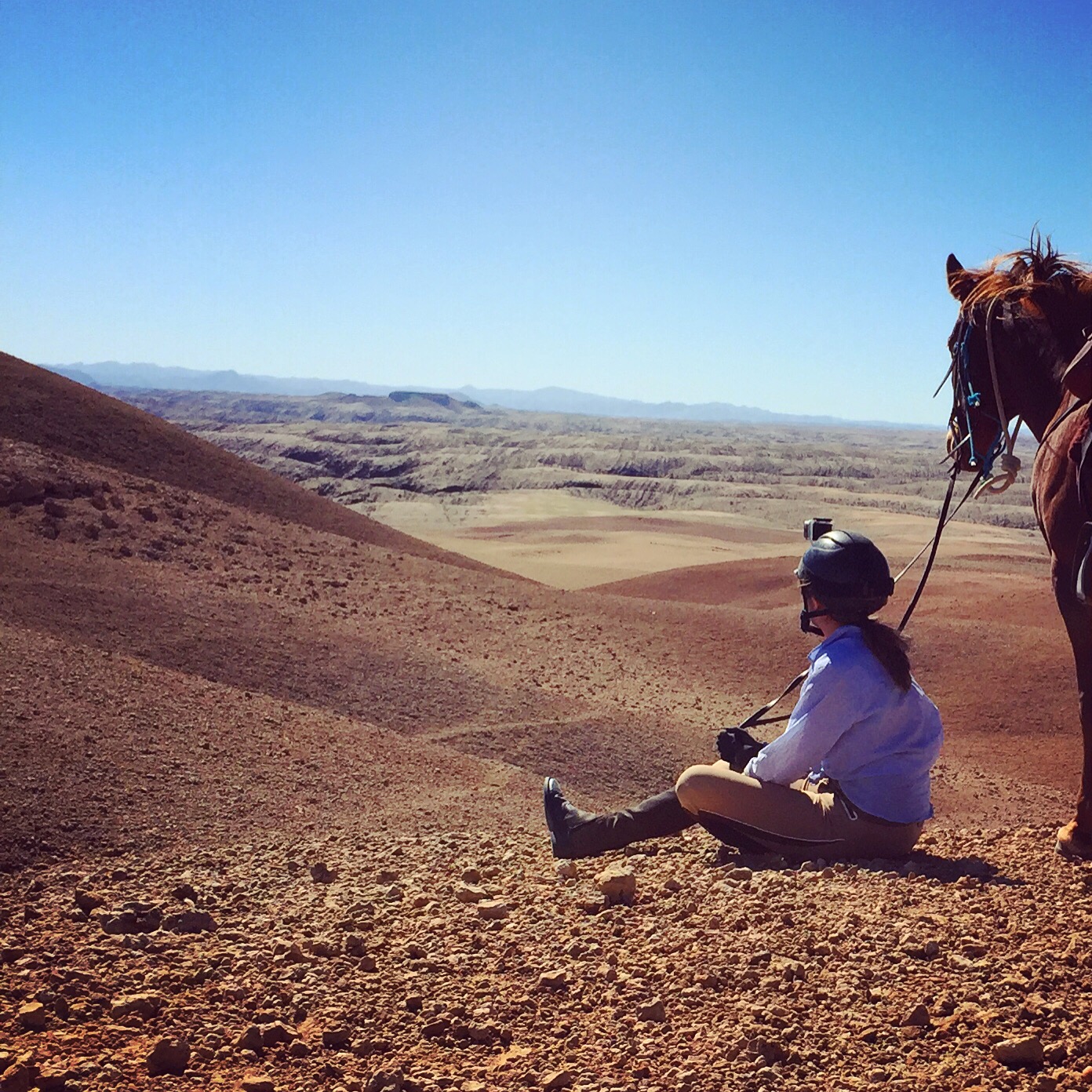 horse riding in Namibia