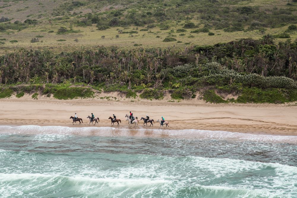 horse riding holiday in Africa - wild coast horse ride