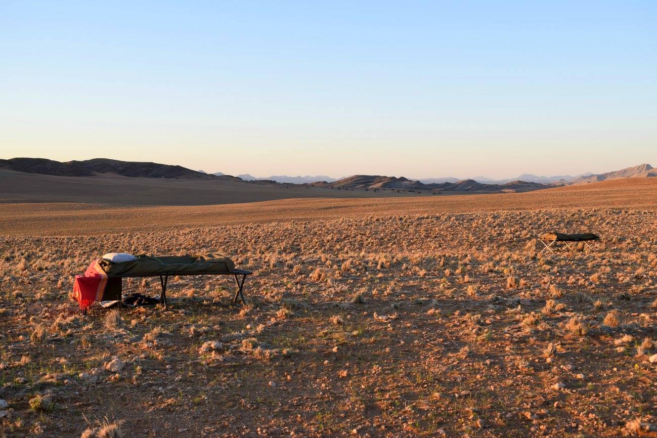 Sleep out Namib Desert