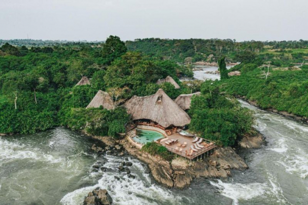 Lodge in the River Nile