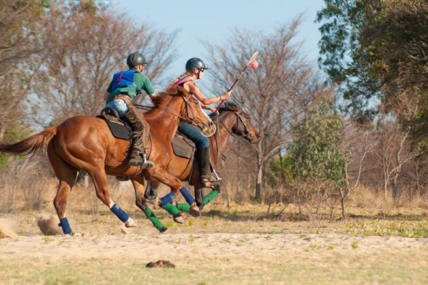 Mounted games at Horizon Horseback in South Africa