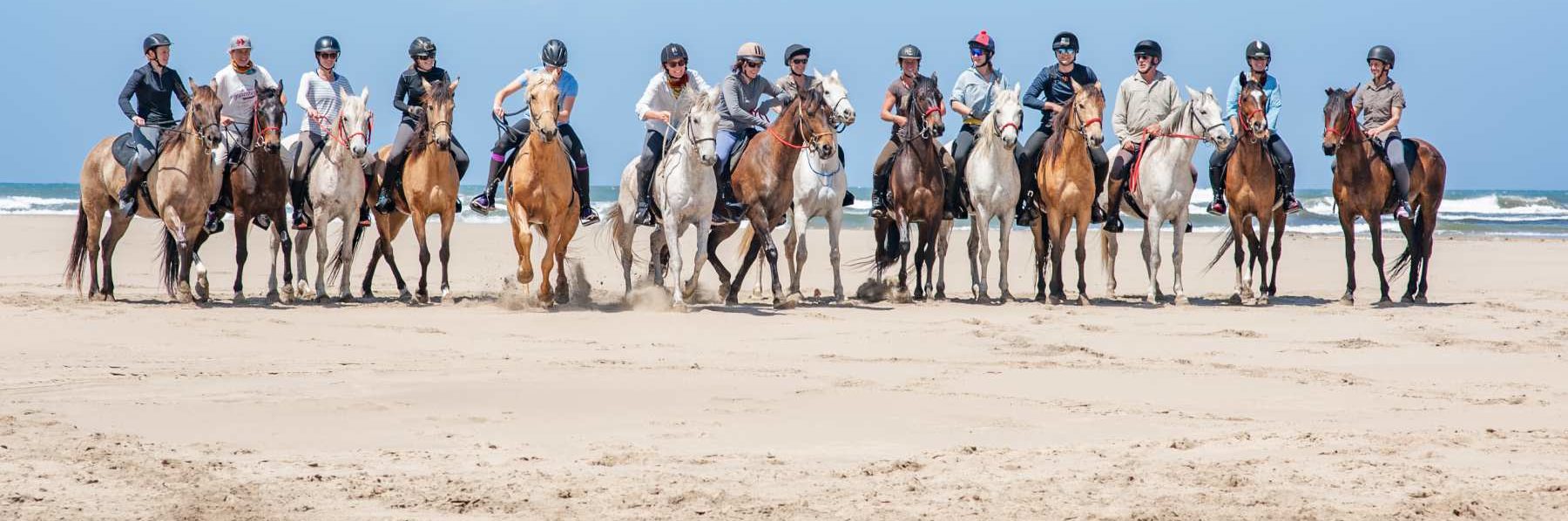 Crew Riding for the Wild Coast Race African Horse Safaris