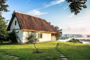 Thatched Bungalo overlooking Nile River