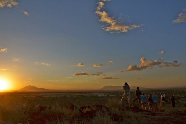 Sundowners in the Serengeti