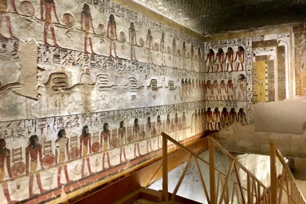 Egyptian Hieroglyphs in Cairo Museum