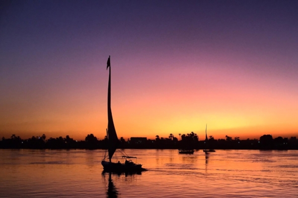 Sunset Sail on the River Nile