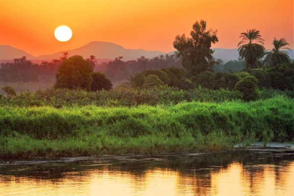 River Nile at Sunset