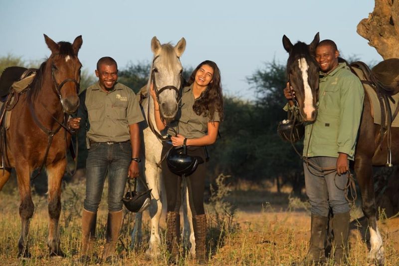 Horse Care on safari in Botswana