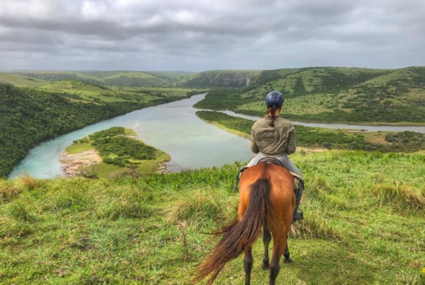 Horse riding on the Wild Coast of South Africa