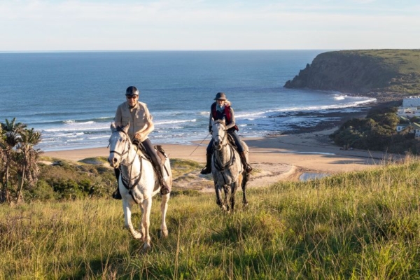 Horse riding on the Wild Coast of South Africa