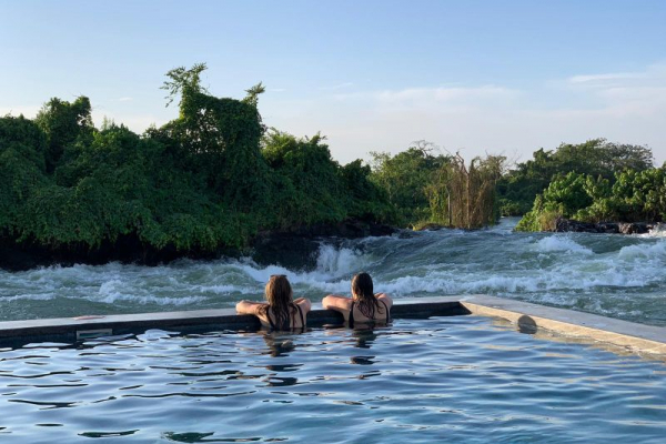 swimming pool in river Nile