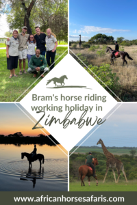 Bram's horse riding working holiday in Zimbabwe