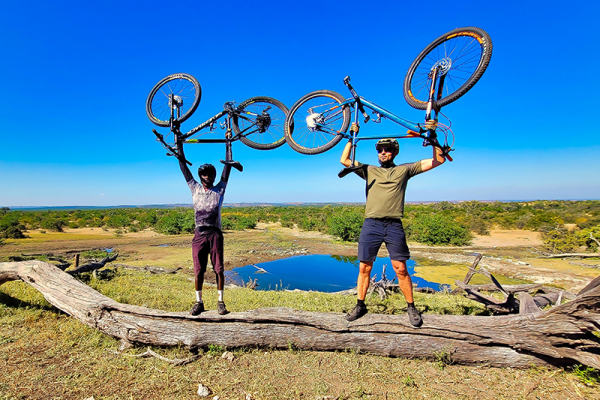 Cycle celebration in Botswana