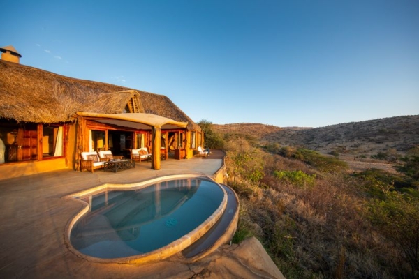Lewa Wilderness (9) Luxury room with pool at Lewa Wilderness in Kenya