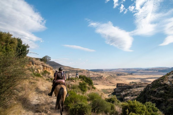 Trail riding in South Africa