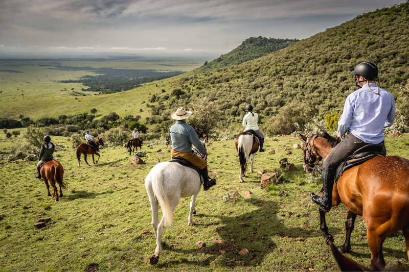 Horse riding in the Masai Mara with Offbeat Riding Safaris