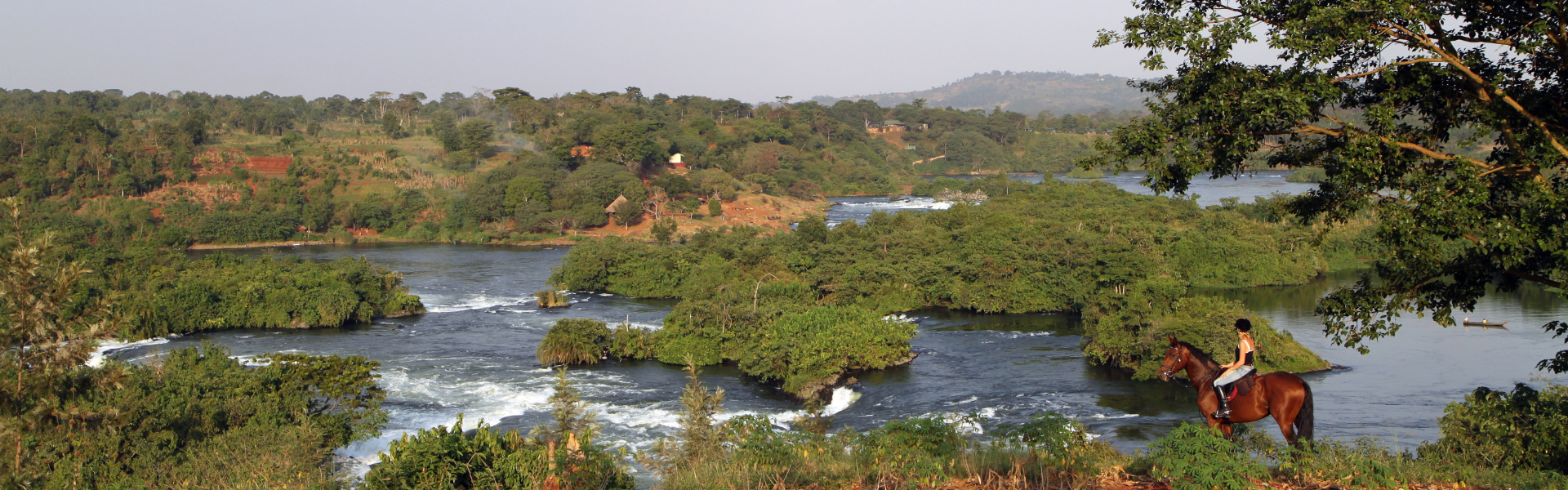 Horse riding in Uganda