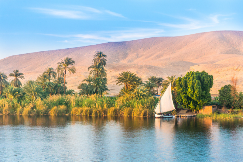 Go sailing on the river Nile in Egypt