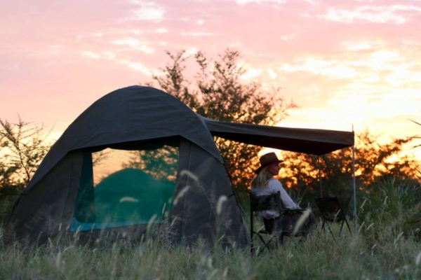 Fly camping in the Okavango Delta