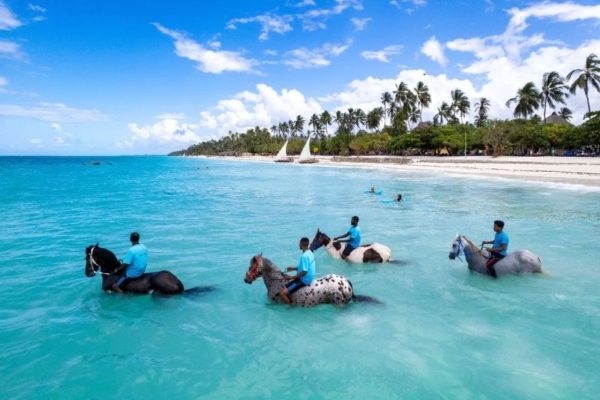 Horse riding in Zanzibar Island