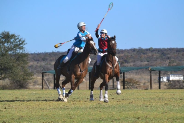 Polocrosse players in Bulawayo, Zimbawe