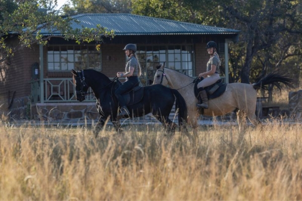 Bushwillow at Ants (6) riding in front of camp at Bushwillow Camp at Ant Africa Safaris in South Africa