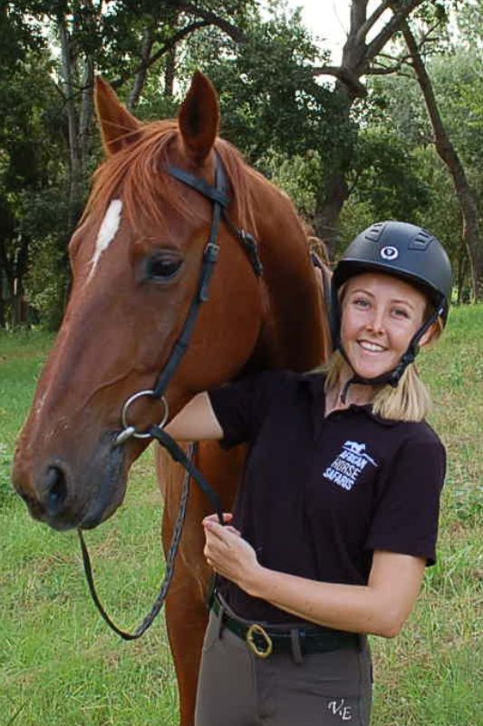 Cheyenne Nel - Part of the African Horse Safaris Team