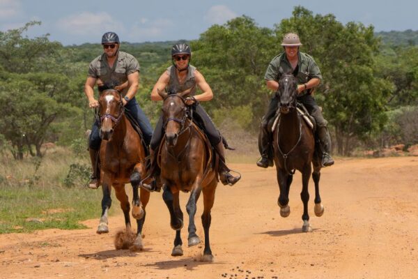 Fast riding at Ants River Lodge in South Africa