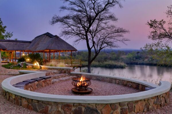 Riverside boma at Ants River Lodge in South Africa